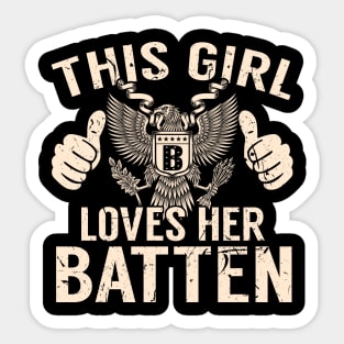 BATTEN Sticker